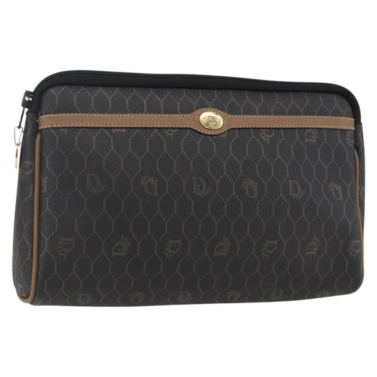 Christian Dior Vintage Honeycomb Zip Pouch - Brandsamsara