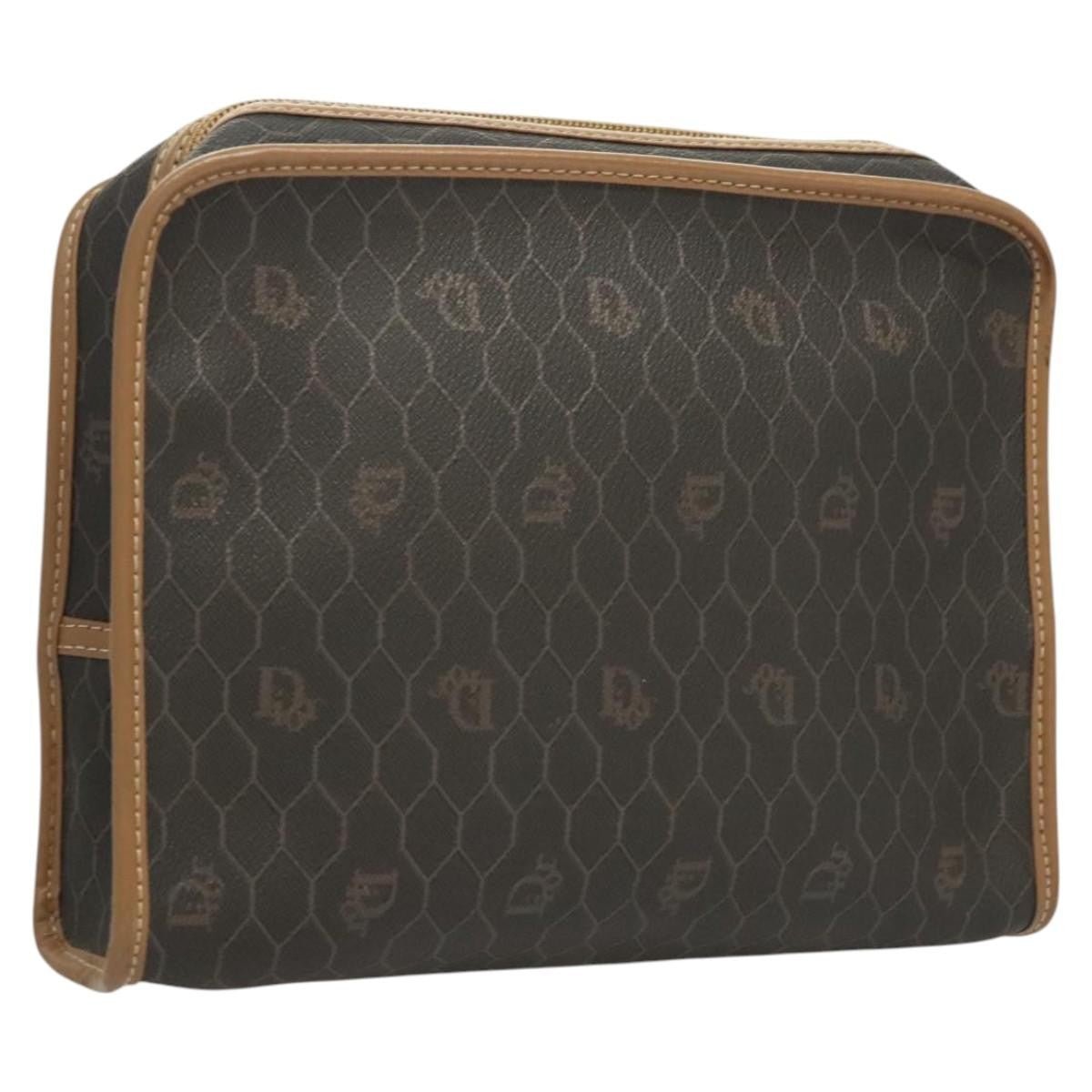 Christian Dior Vintage Honeycomb Zip Pouch - Brandsamsara