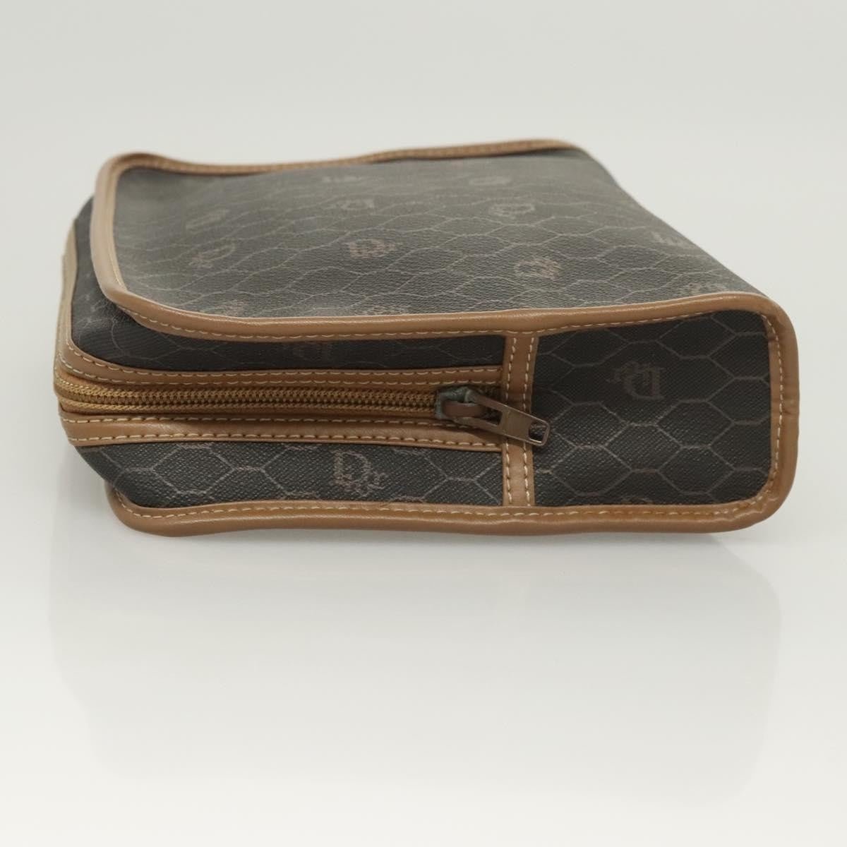 Christian Dior Vintage Honeycomb Zip Pouch - Brandsamsara