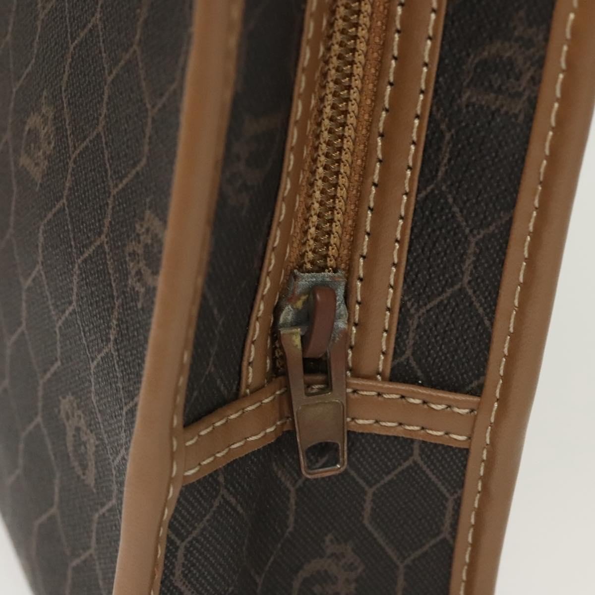 Christian Dior Vintage Honeycomb Zip Pouch - Brandsamsara