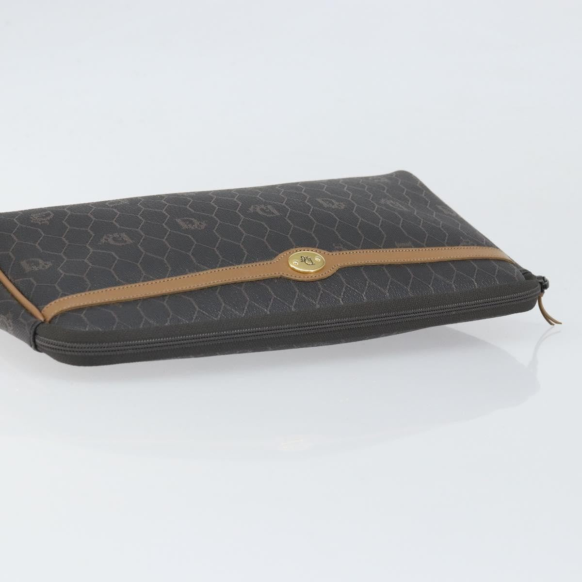 Christian Dior Vintage Honeycomb Zip Pouch - Brandsamsara