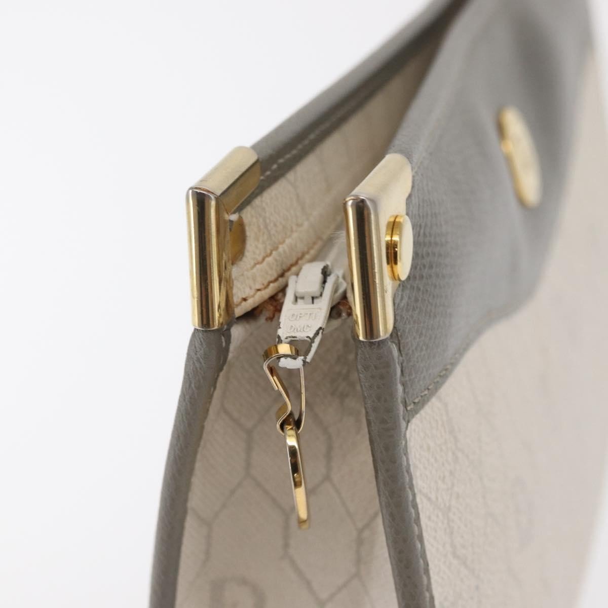 Christian Dior Vintage Honeycomb Zip Pouch - Brandsamsara
