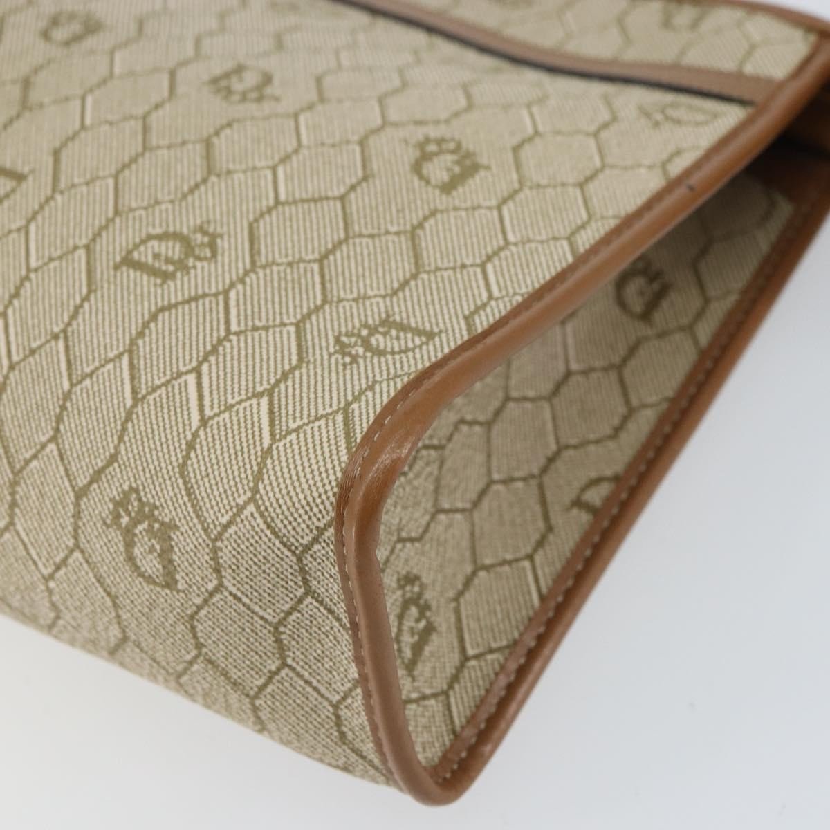 Christian Dior Vintage Honeycomb Zip Pouch - Brandsamsara