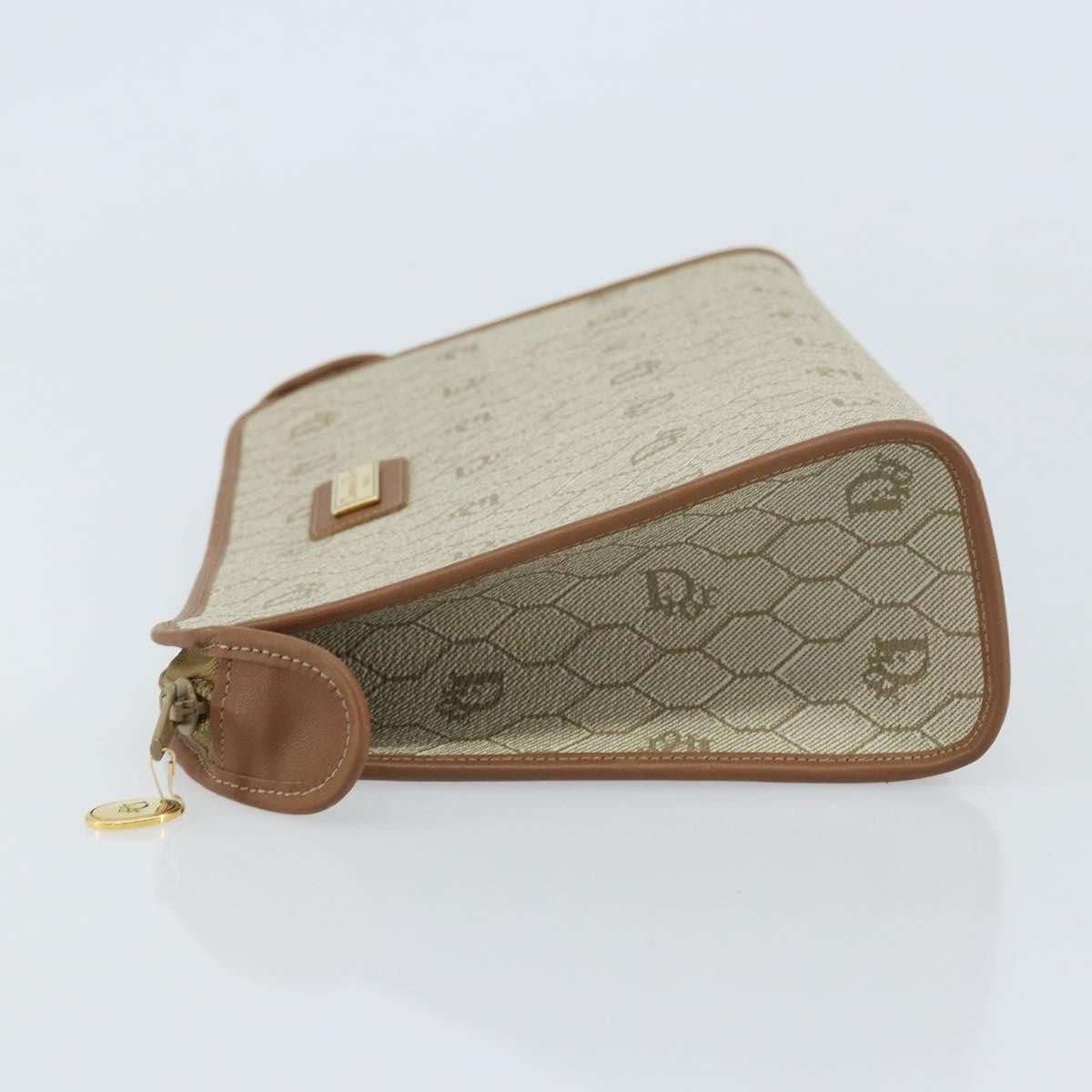 Christian Dior Vintage Honeycomb Zip Pouch - Brandsamsara