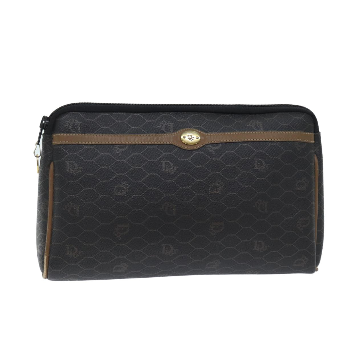 Christian Dior Vintage Honeycomb Zip Pouch - Brandsamsara