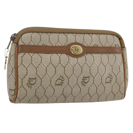 Christian Dior Vintage Honeycomb Zip Pouch - Brandsamsara