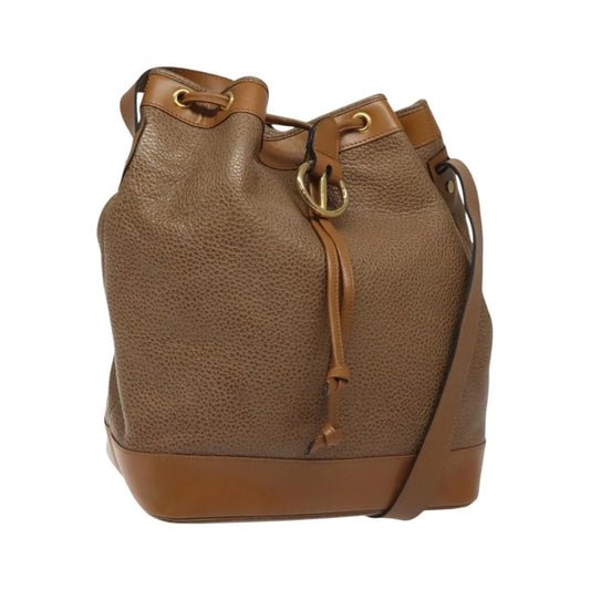 Christian Dior Vintage Leather, Brown, Leather, Shoulder Bag