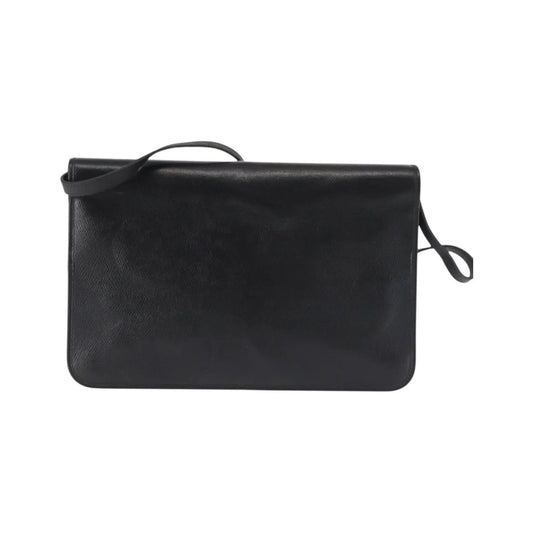 Christian Dior Vintage Leather, Black, Leather, Shoulder Bag