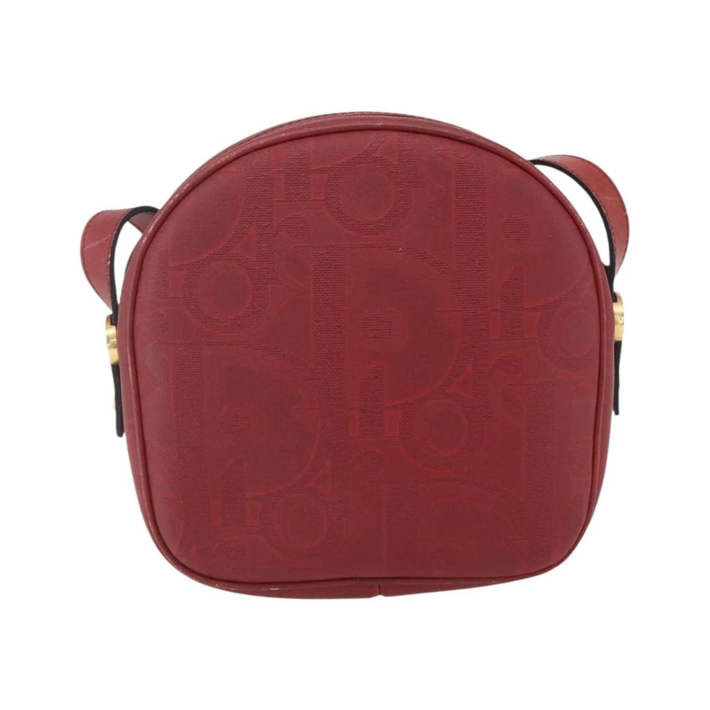 Christian Dior Vintage Trotter Canvas, Red, Canvas, Shoulder Bag