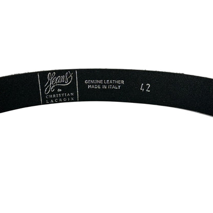 CHRISTIAN LACROIX Leather Belt 42 - Brandsamsara