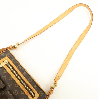 Louis Vuitton Hudson Monogram Canvas, Brown, Canvas, Handbag