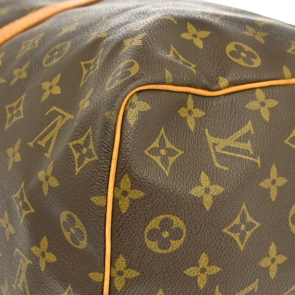 Louis Vuitton Keepall Monogram Canvas, Brown, Canvas, Travel Bag
