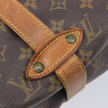 Louis Vuitton Saumur Monogram Canvas, Brown, Canvas, Shoulder Bag