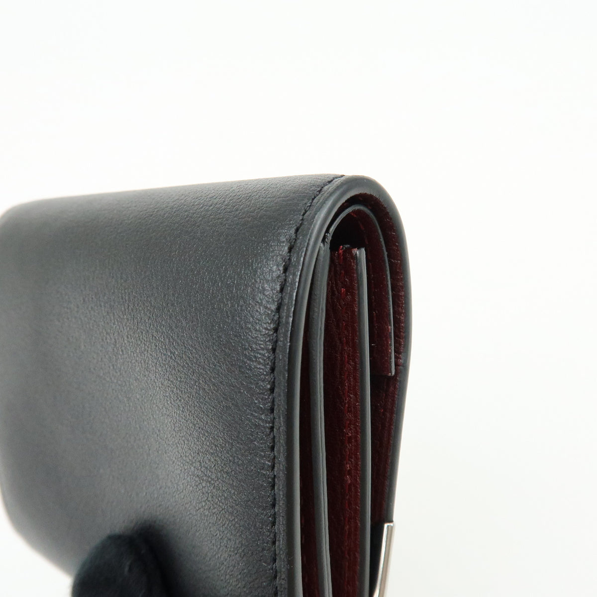 Cartier Coin Purse Must de Cartier Leather, Black, Leather, Wallet