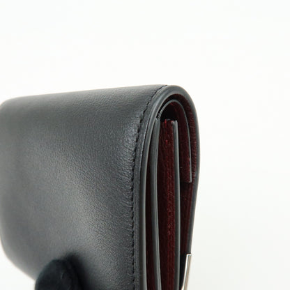 Cartier Coin Purse Must de Cartier Leather, Black, Leather, Wallet