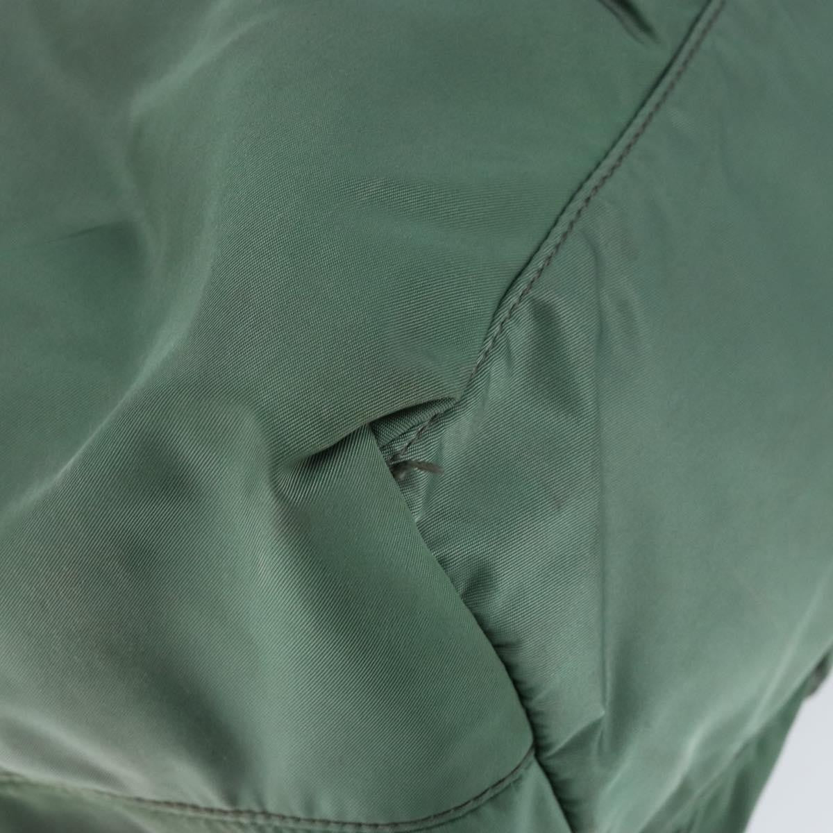 Prada Convertible Bow Tessuto, Green, Nylon, Tote Bag