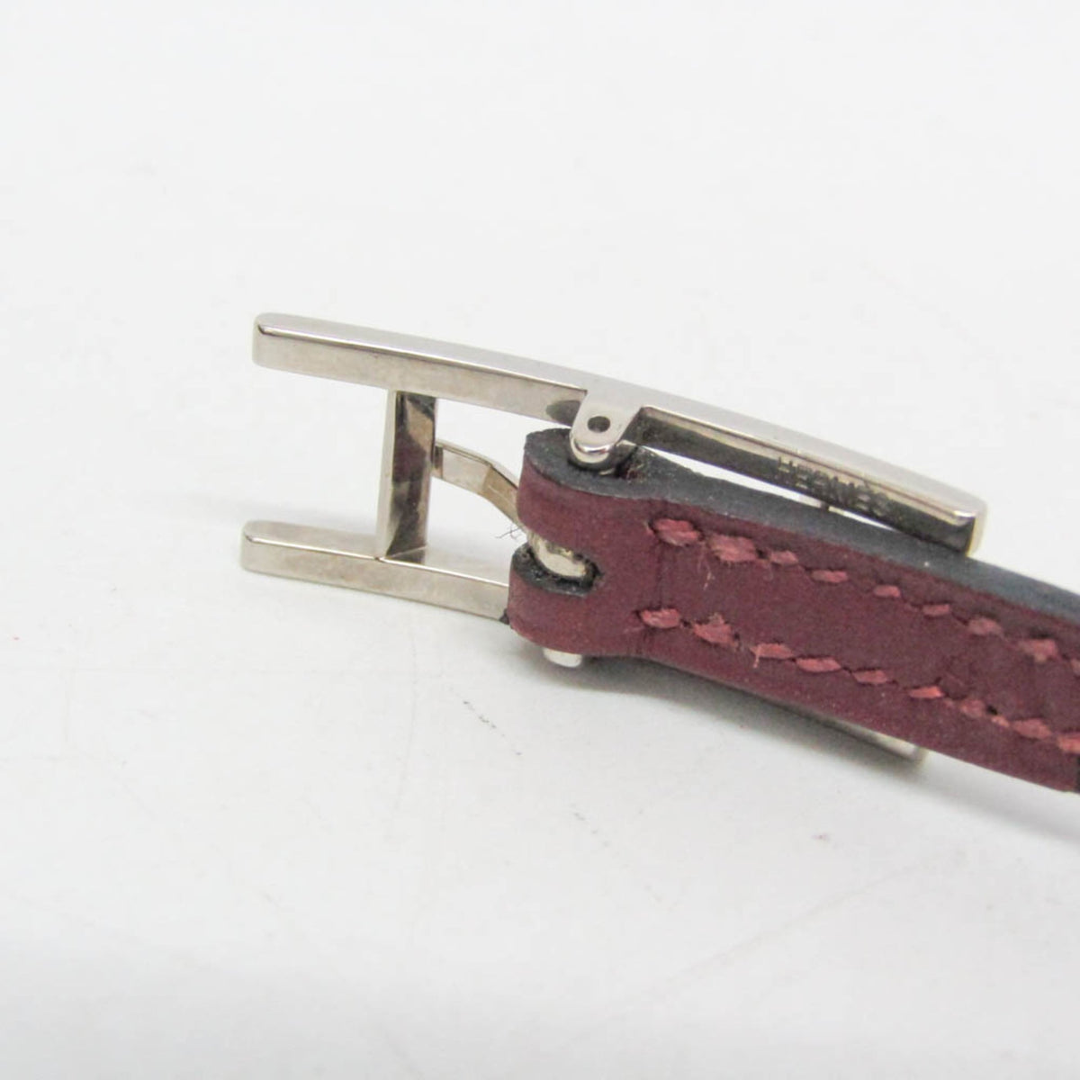 Hermes Hapi 3 Leather, Burgundy, Leather, Bracelet