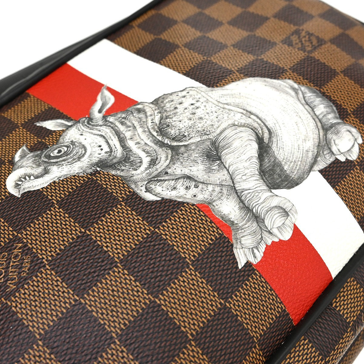 Louis Vuitton Nil Messenger Limited Edition Chapman Savane Damier, Brown, Canvas, Handbag
