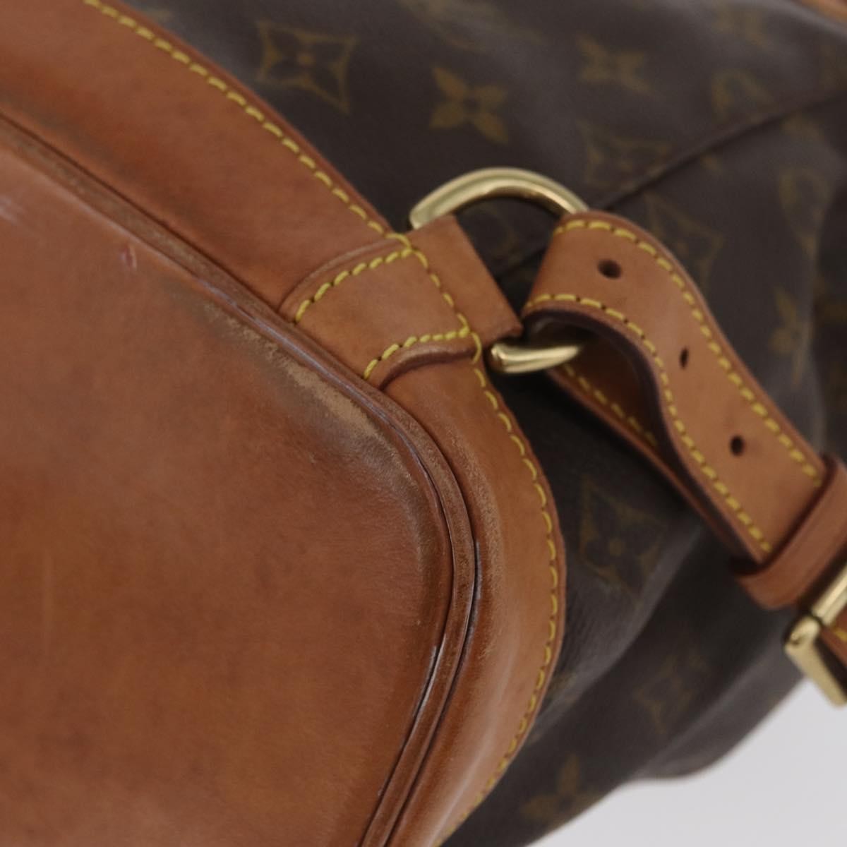 Louis Vuitton Vintage Montsouris Monogram Canvas, Brown, Canvas, Backpack