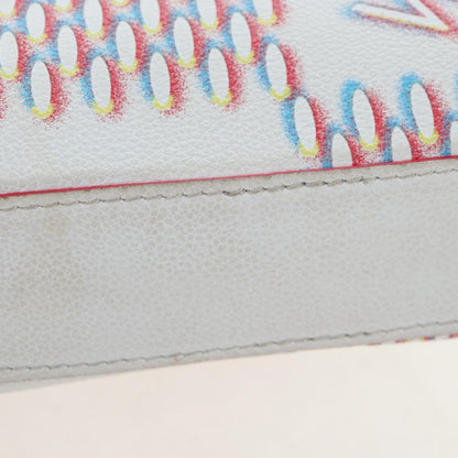 Louis Vuitton Trio Messenger Limited Edition Damier Spray Leather, White, Canvas, Handbag