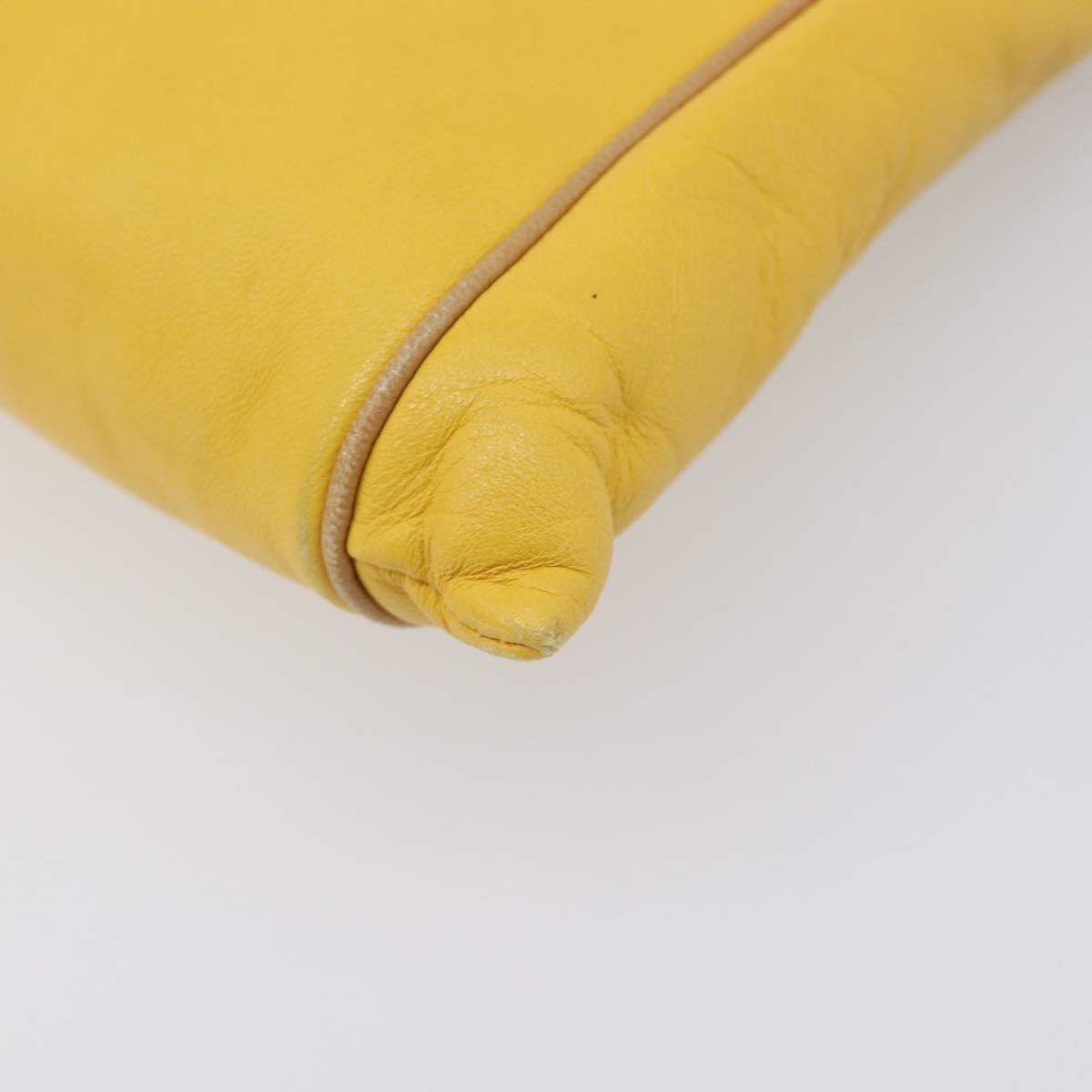 Loewe Shoulder bag Leather, Yellow, Leather, Shoulder Bag