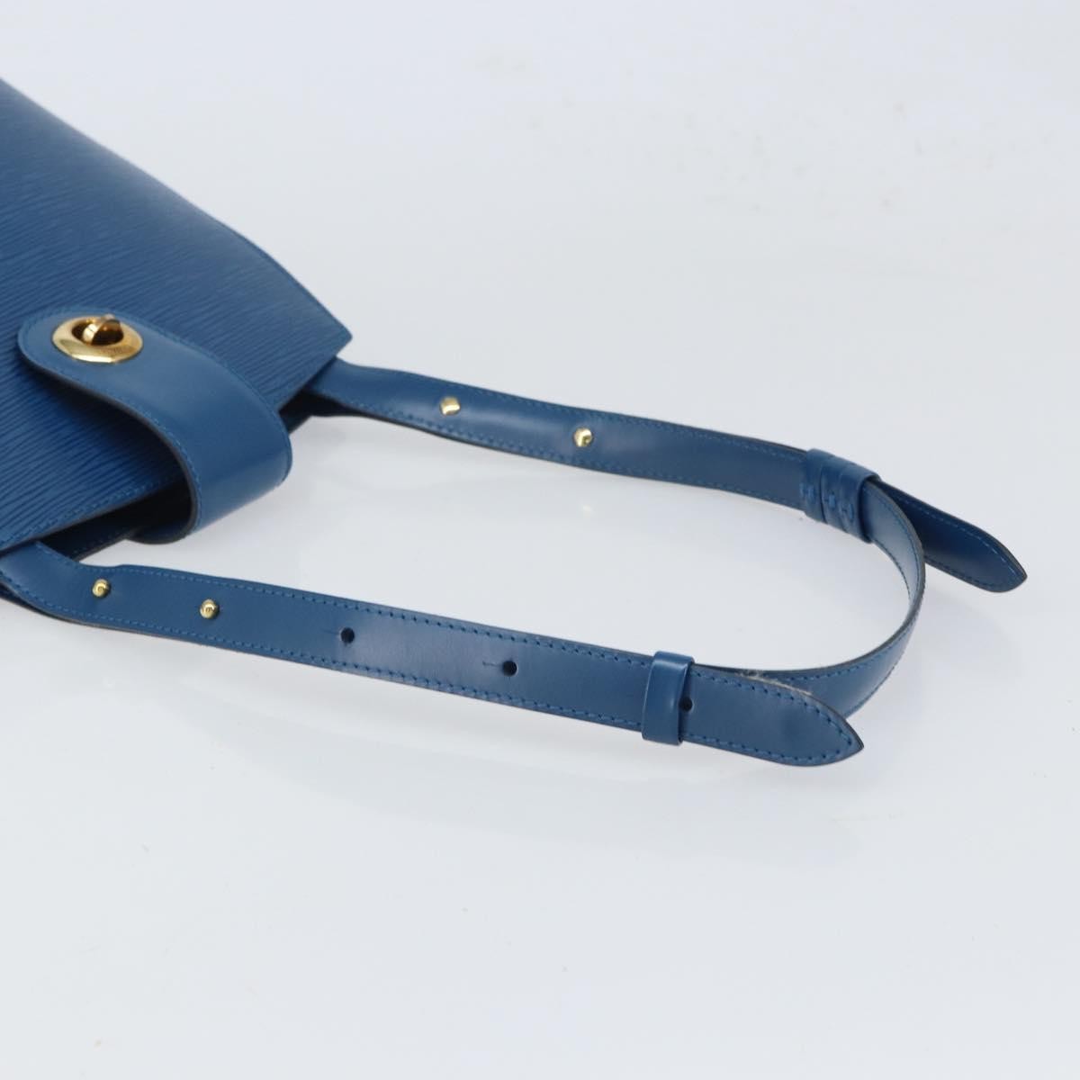 Louis Vuitton Cluny Epi Leather, Blue, Leather, Shoulder Bag