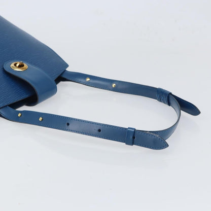 Louis Vuitton Cluny Epi Leather, Blue, Leather, Shoulder Bag