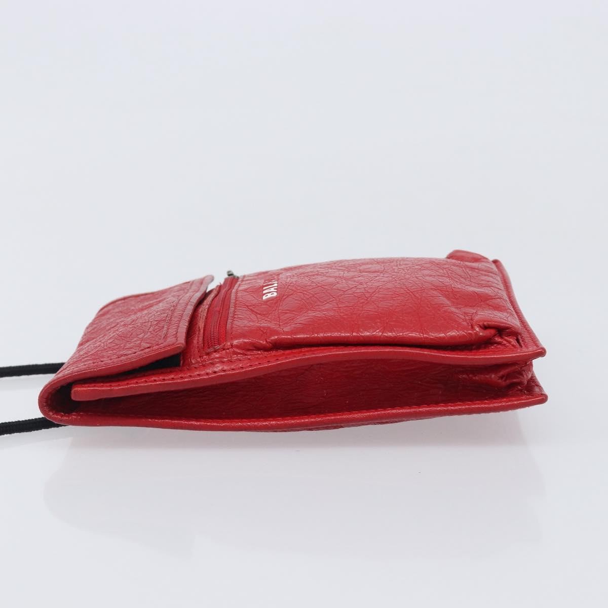 Balenciaga Explorer Leather, Red, Leather, Crossbody Bag