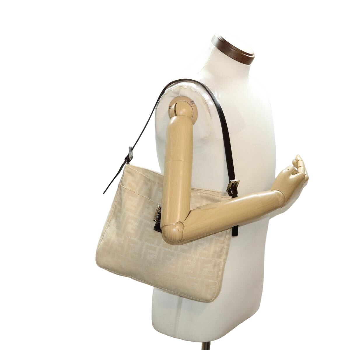 FENDI Κολοκύθα Καμβάς Mamma Baguette