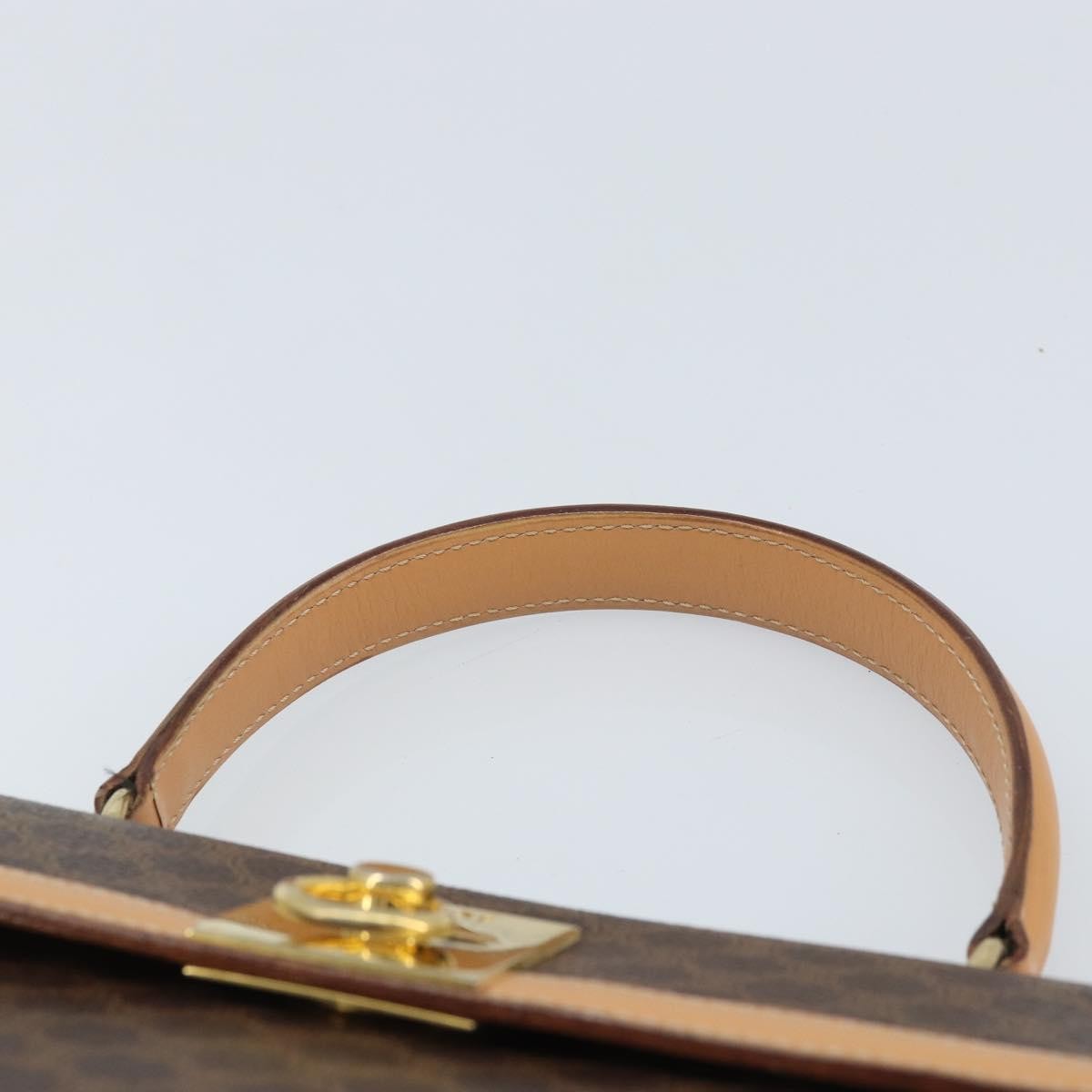 Celine Handbag Canvas, Brown, Canvas, Handbag