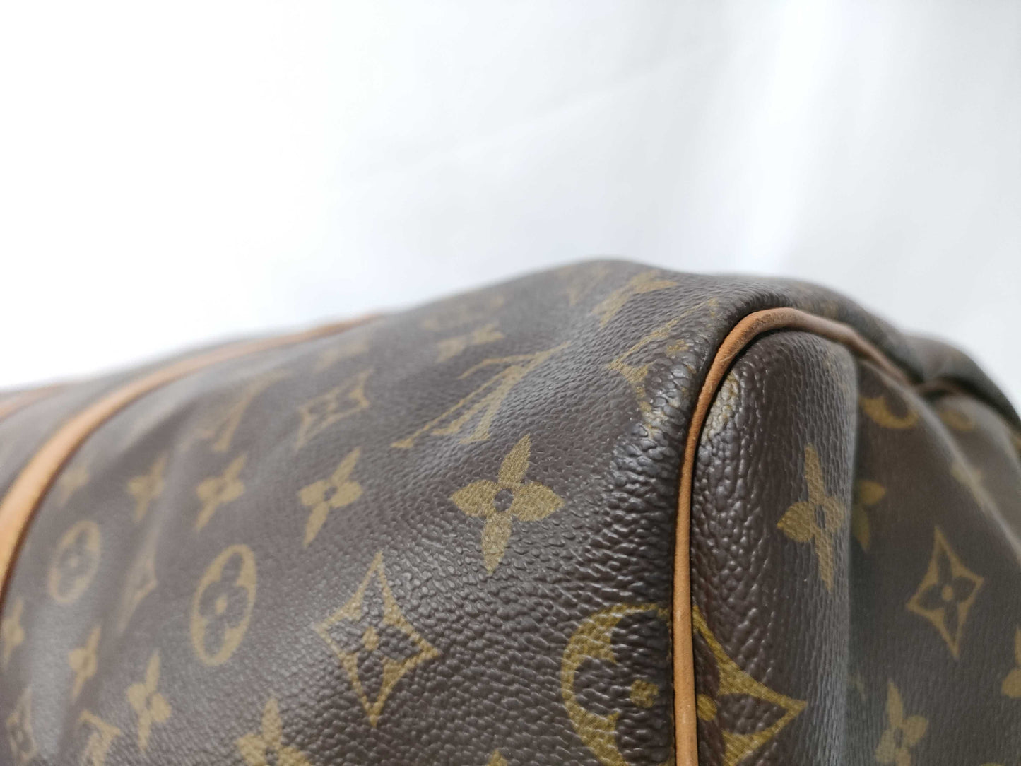 Louis Vuitton Keepall Monogram, Brown, Canvas, Travel Bag