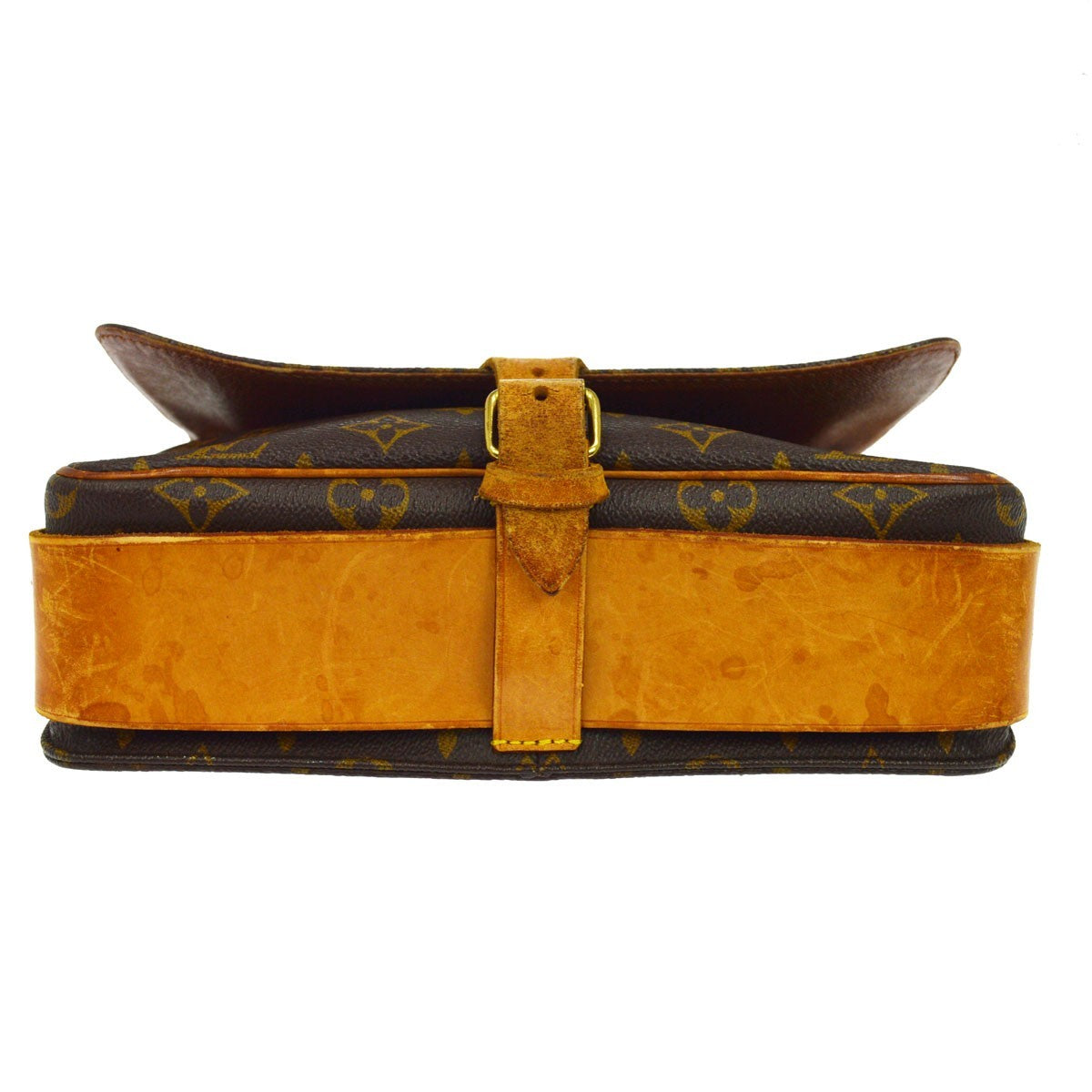 Louis Vuitton Cartouchiere Monogram Canvas, Brown, Canvas, Handbag