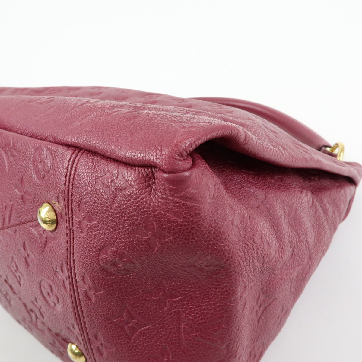 Louis Vuitton Artsy Monogram Empreinte Leather, Burgundy, Leather, Handbag