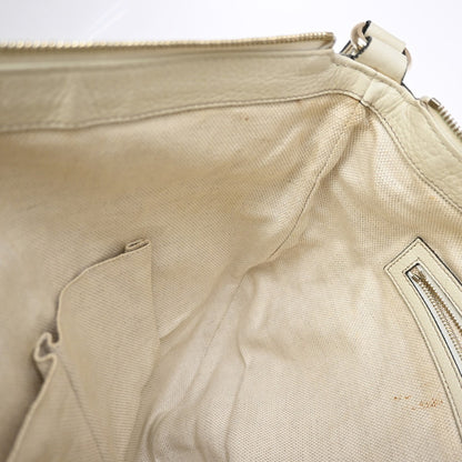 Gucci Soho Messenger Leather, White, Leather, Shoulder Bag