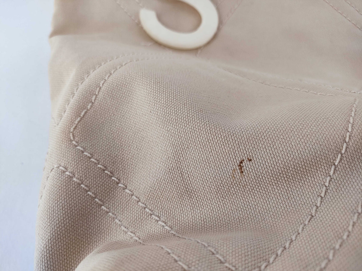 Chanel Vintage No. 5 Canvas, Beige, Canvas, Tote Bag