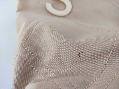 Chanel Vintage No. 5 Canvas, Beige, Canvas, Tote Bag