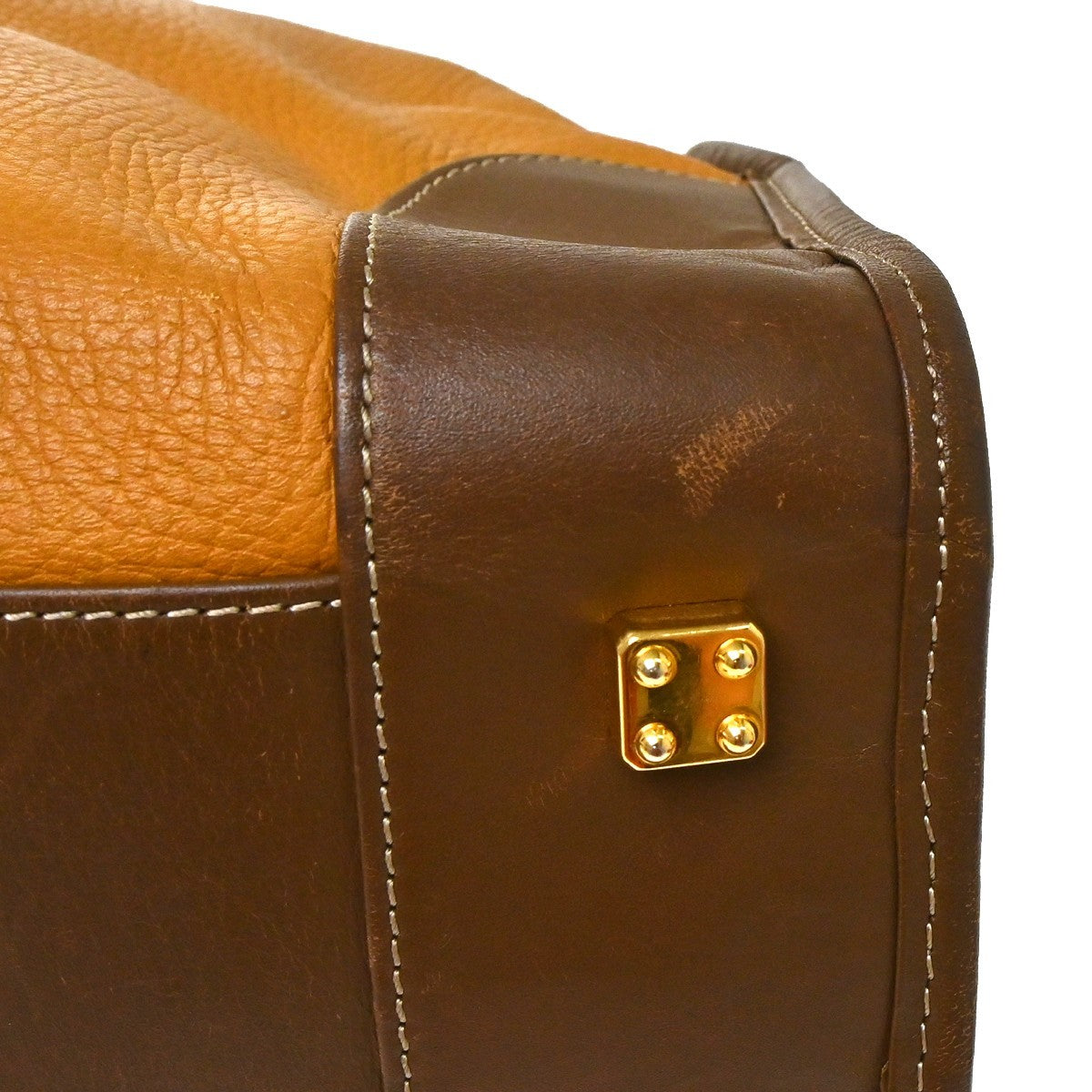 Loewe Amazona Leather, Brown, Leather, Handbag