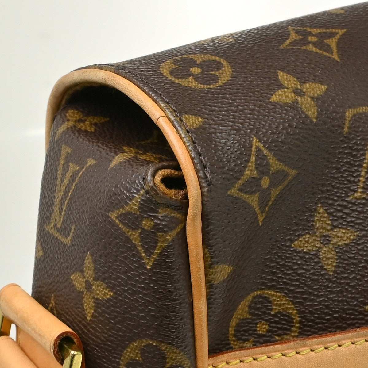 Louis Vuitton Abbesses Messenger Monogram Canvas, Brown, Canvas, Handbag