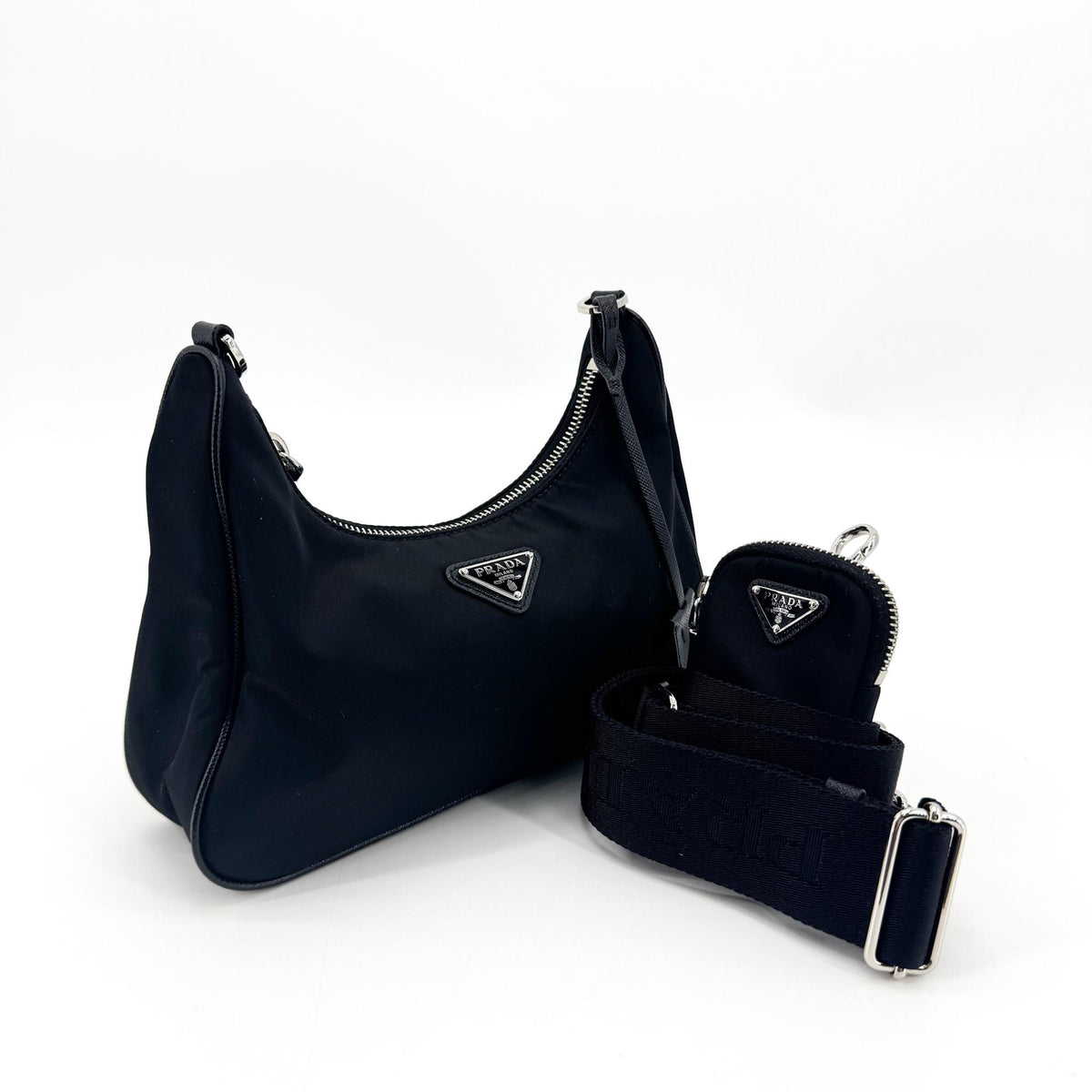 Prada Re-Edition 2005 Tessuto, Black, Nylon, Shoulder Bag