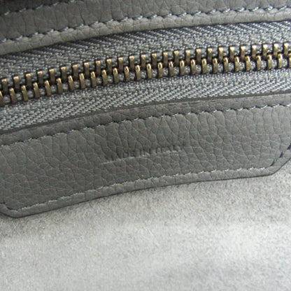 Celine Luggage Smooth Leather, Gray, Leather, Handbag