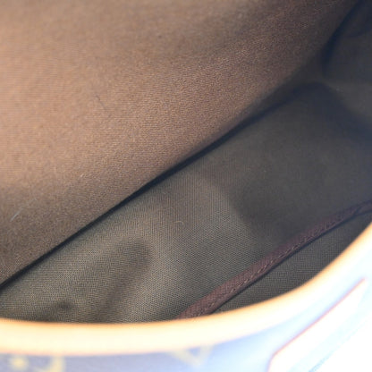 Louis Vuitton Saumur Monogram, Brown, Canvas, Shoulder Bag