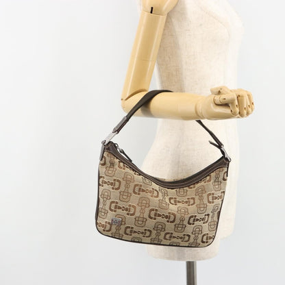Gucci Vintage Top Handle Canvas, Beige, Canvas, Handbag