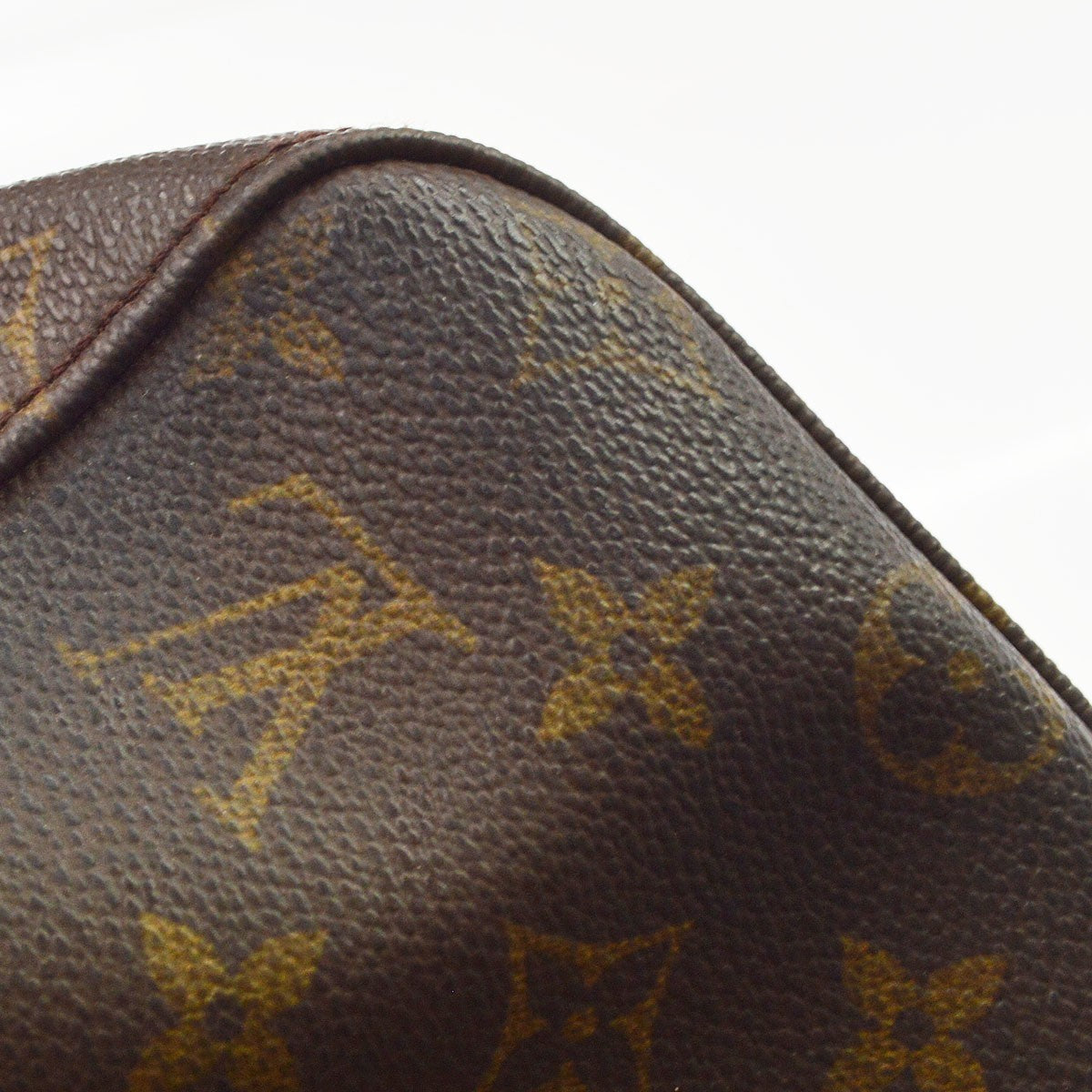 Louis Vuitton Looping Monogram Canvas, Brown, Canvas, Handbag