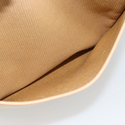 Salvatore Ferragamo Shoulder Bag Canvas, Beige, Canvas, Shoulder Bag