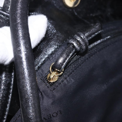 Loewe Aire Leather, Black, Leather, Shoulder Bag