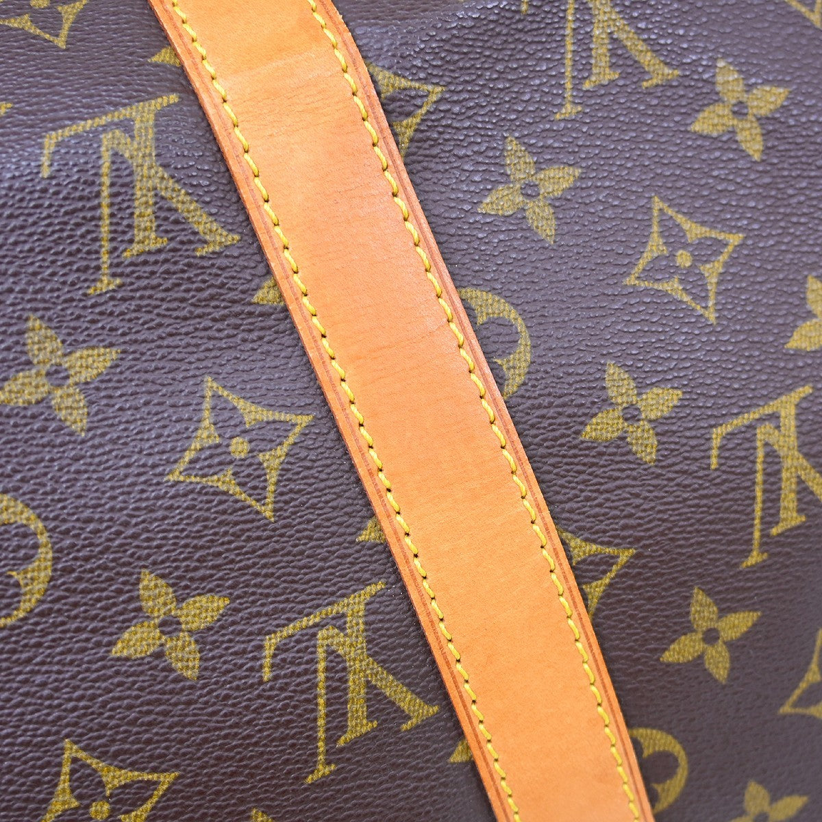 Louis Vuitton Keepall Monogram, Brown, Canvas, Travel Bag