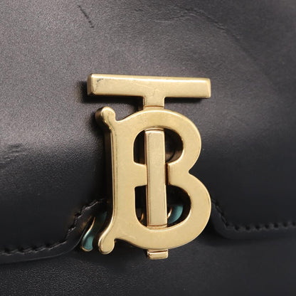 Burberry TB Belt Leather, Black, Leather, Clutch