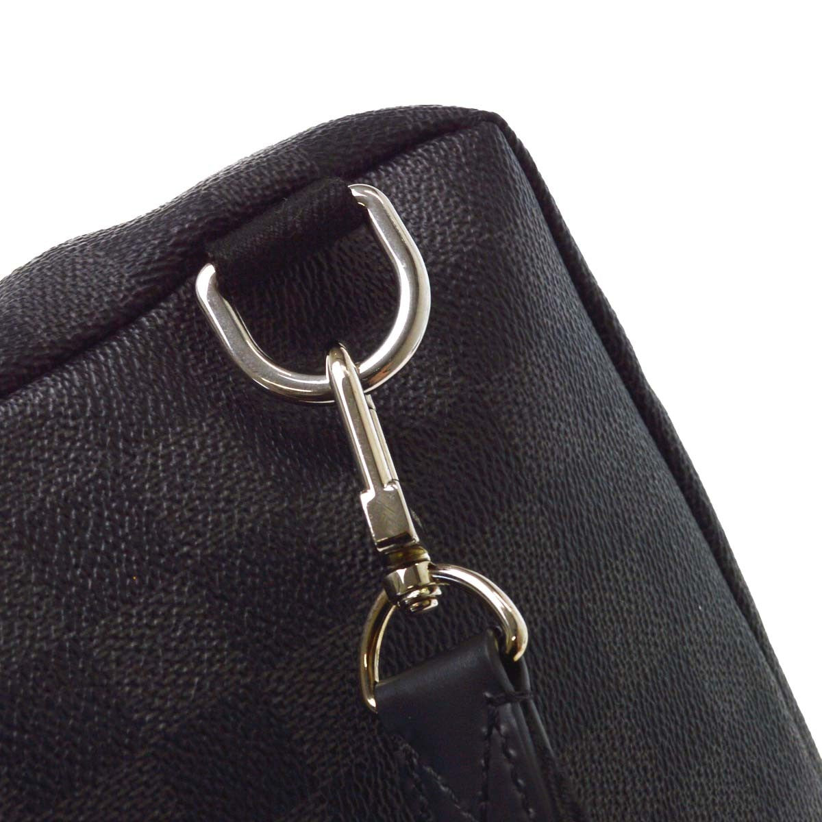 Louis Vuitton Avenue Sling Damier Graphite, Black, Canvas, Handbag