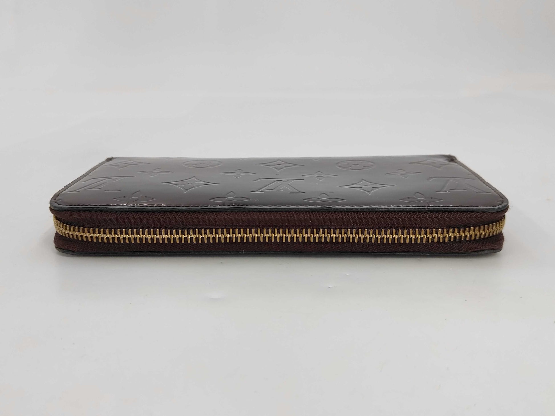 Louis Vuitton Zippy Organizer Epi Leather, Burgundy, Leather, Wallet
