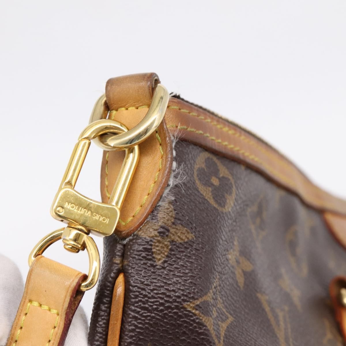 Louis Vuitton Palermo Monogram Canvas, Brown, Canvas, Tote Bag